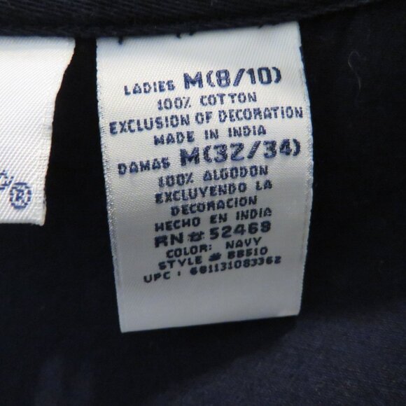 Vintage Bobbie Brooks Embroidered Floral Vest - Navy Blue UNISEX - Picture 7 of 9